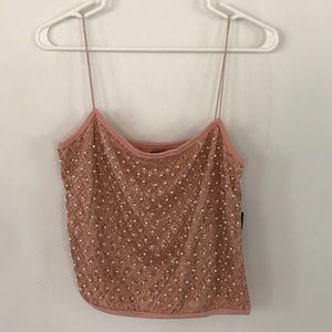 Lulu’s sparkly crop tank